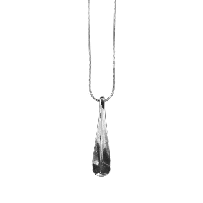 25th Wedding Anniversary - Solid Silver Ratail Teaspoon Handle Drop Pendant - RACHEL SHRIEVES DESIGN