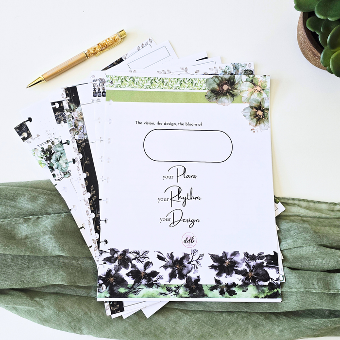 3-Month Undated Discbound Planner Inserts | Arbor Designs