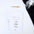 3-Month Undated Discbound Planner Inserts | Signature Designs