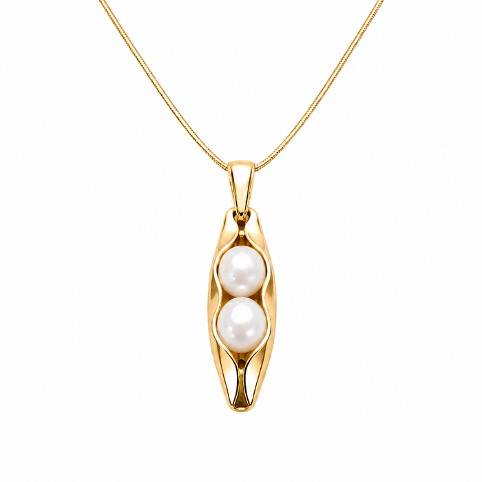gold pearls two peas in a pod