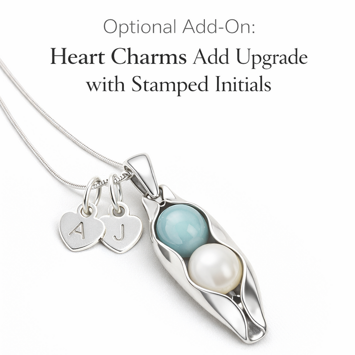30th Anniversary Gift for Wife | Pearl Anniversary Necklace | 30th Wedding Anniversary | Personalised Two Peas in a Pod