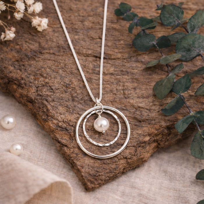 30th Anniversary Necklace | Freshwater Pearl | Sterling silver | 30th wedding anniversary gift