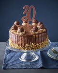 Patisserie Valerie's handmade 30th Birthday Toppers cake delivery