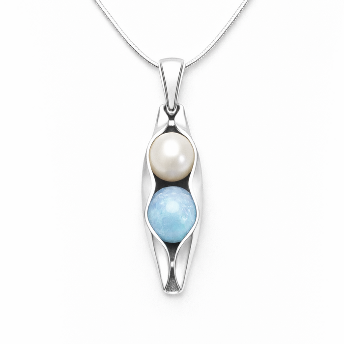 march and june birthstone necklace
