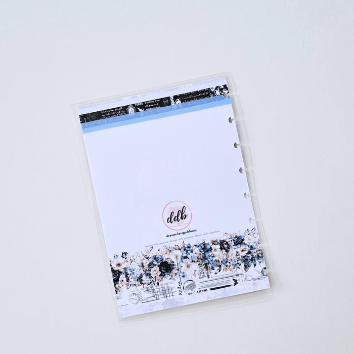 A5 Discbound Notes Book | Azure Blooms