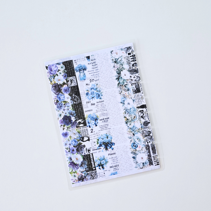A5 Discbound Notes Book | Azure Blooms