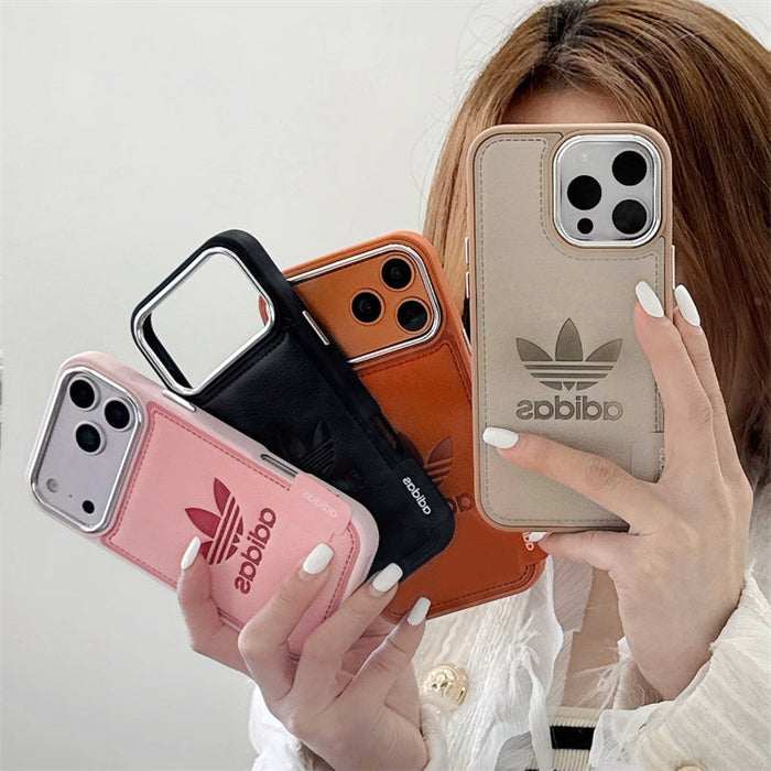 AD Premium Leather Case for iPhone 17/ 16/ 15/ 14