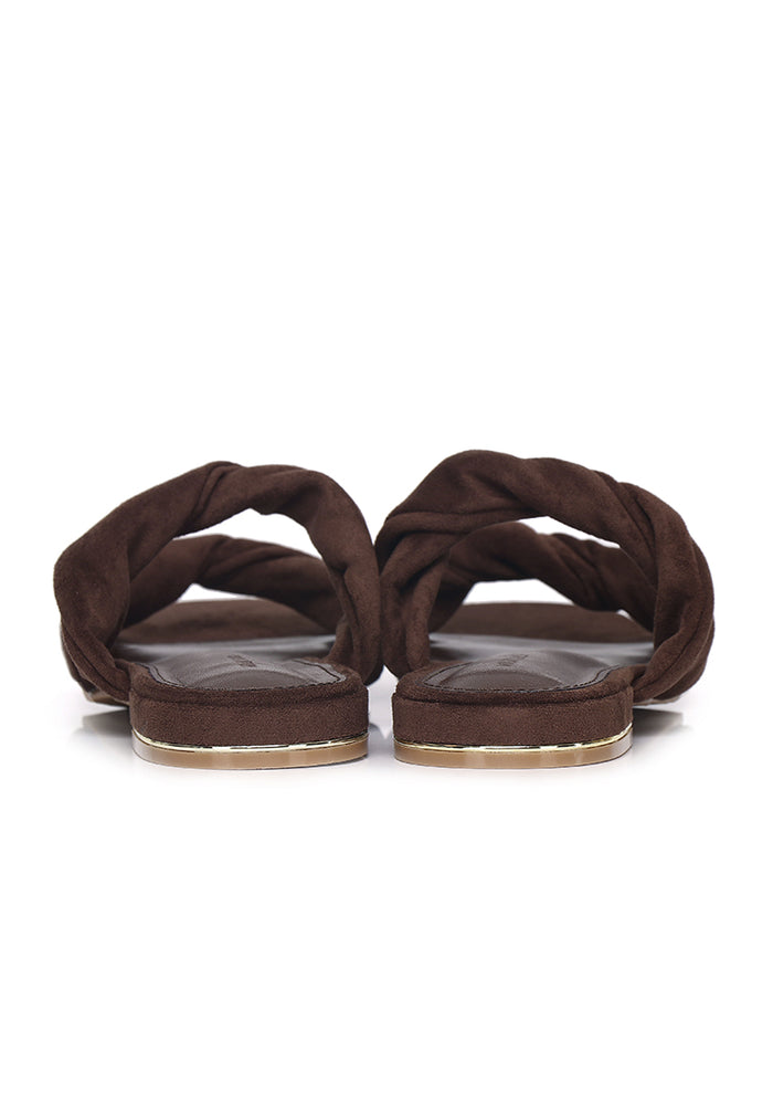 Adelaide Soft Suede Sandals (Espresso)