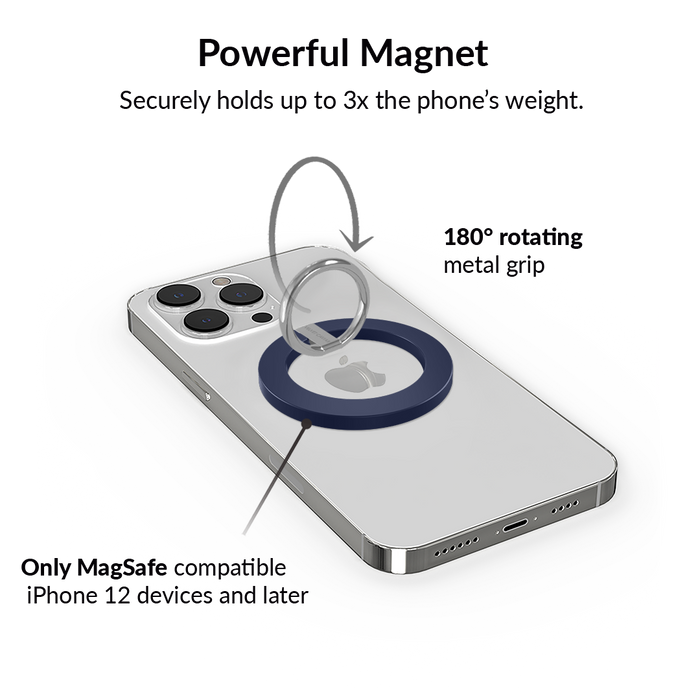 Admiral Navy MagSafe Grip Ring – Magnetic Phone Ring Holder