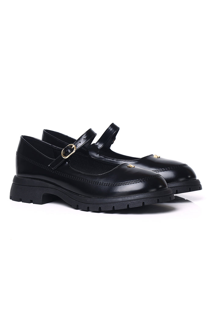 Adoy Mary Janes Ballerina & Flats (Black)