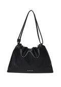 Ailee Drawstring Bucket Bag (Black)