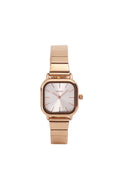 Ainsley II Stainless Steel Strap Shift Watch (Silver/Rose Gold)