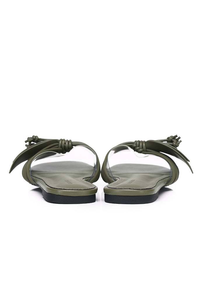 Albie Leaf Sandals (Dark Green)