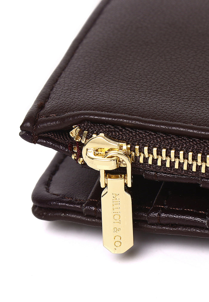 Alessi Bifold Medium Wallet (Espresso)