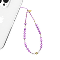 Amethyst Gemstone Phone Charm – Cute Aesthetic Phone Accessory