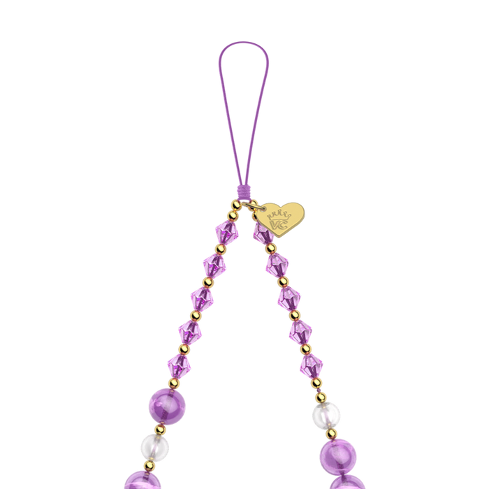 Amethyst Gemstone Phone Charm – Cute Aesthetic Phone Accessory