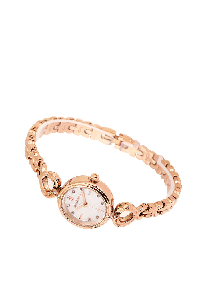 Anna Chain Strap Analog Watch (Rose Gold)