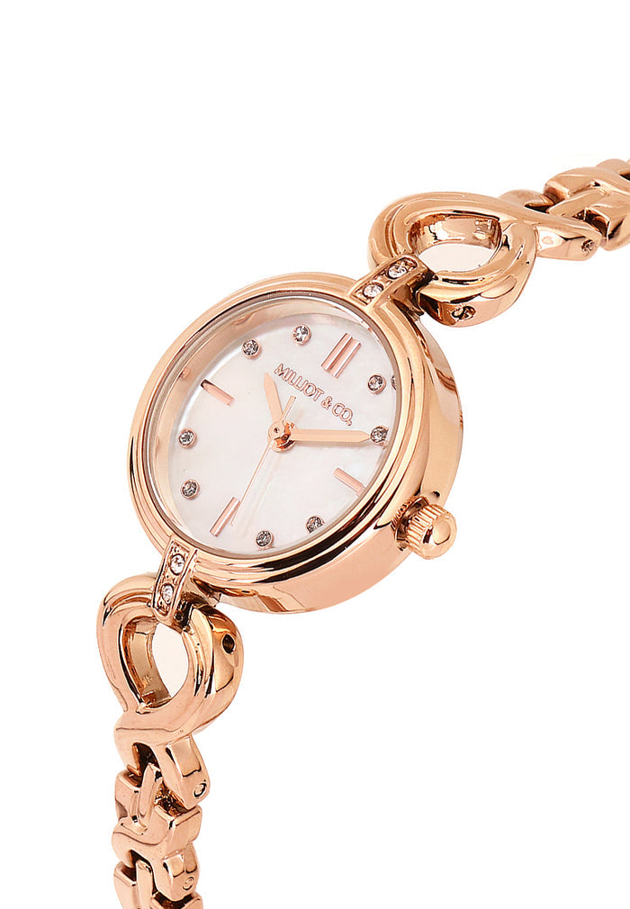 Anna Chain Strap Analog Watch (Rose Gold)