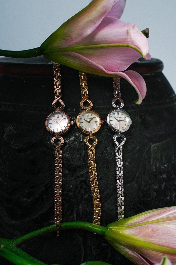 Anna Chain Strap Analog Watch (Silver)