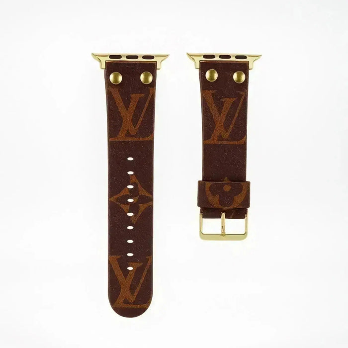 Apple Watch Band Monogram with Gold