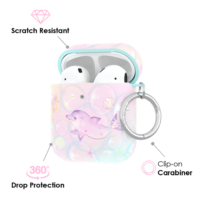 Aqua Angels AirPods Case – Cute Protective Cover
