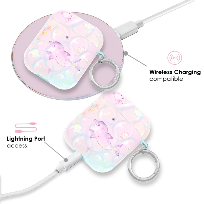 Aqua Angels AirPods Case – Cute Protective Cover