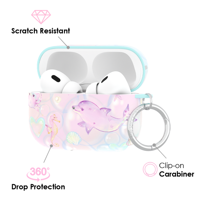 Aqua Angels AirPods Case – Cute Protective Cover
