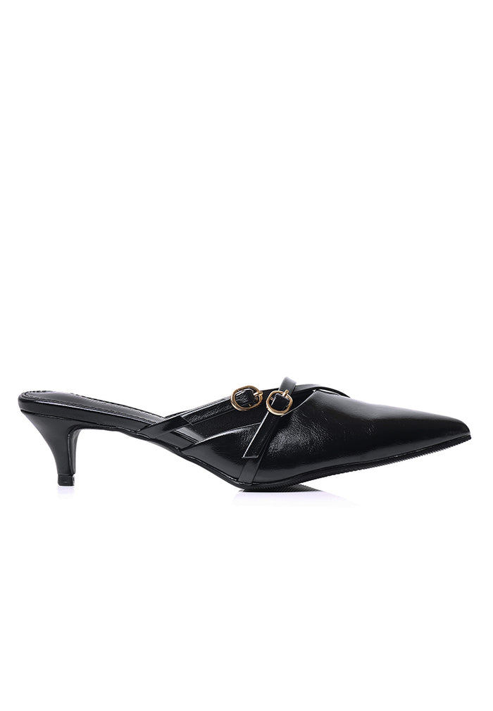 Asly Slip On Pumps Heels (Black)