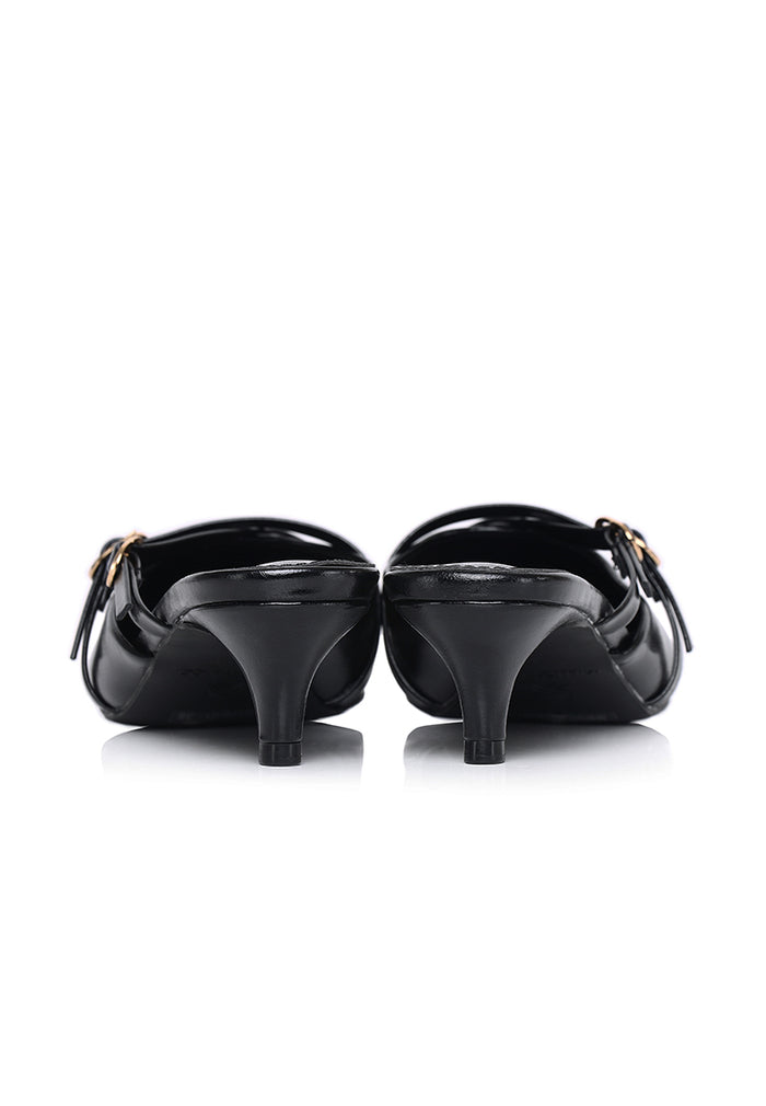 Asly Slip On Pumps Heels (Black)