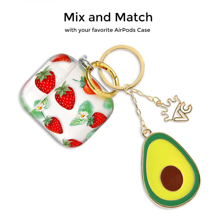 Avocado Keychain – Cute Bag Charm Accessory