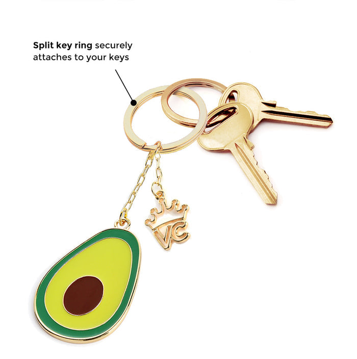 Avocado Keychain – Cute Bag Charm Accessory
