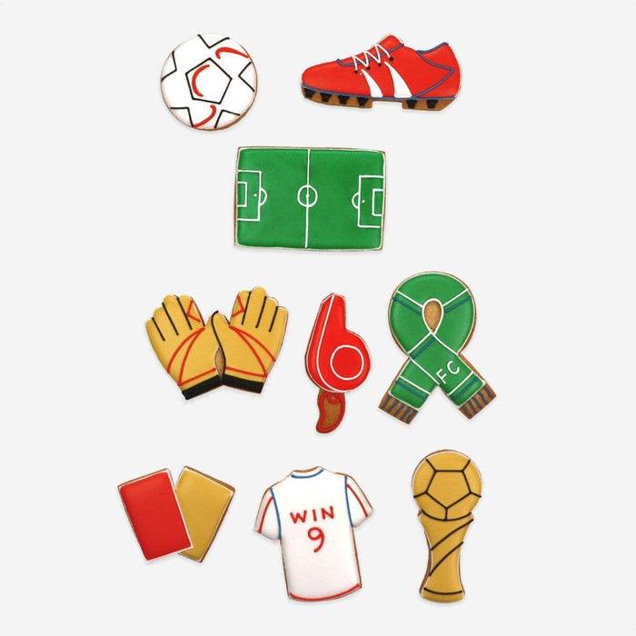 Bicuiteers Football Mad Biscuit Tin - Patisserie Valerie
