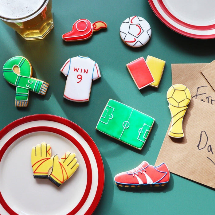 Bicuiteers Football Mad Biscuit Tin - Patisserie Valerie