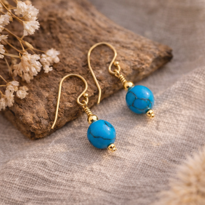 Birthstone Earrings | Drop Earrings | 14K Gold Filled or Sterling Silver