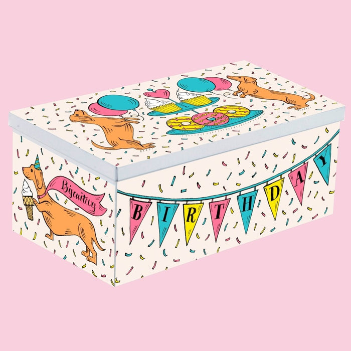 Biscuiteers Birthday Treats Biscuit Tin - Patisserie Valerie