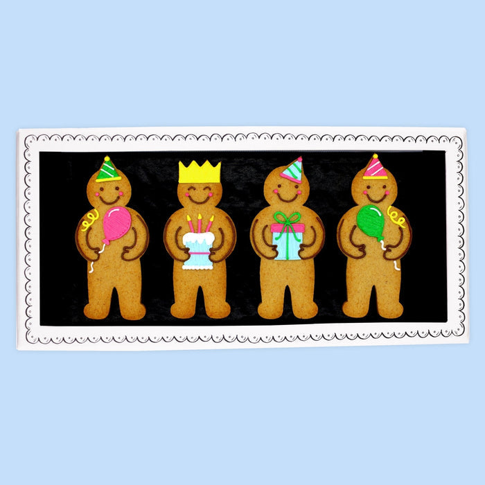 Biscuiteers Jolly Birthday Party Letterbox Biscuits - Patisserie Valerie