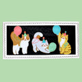 Biscuiteers Purrfect Party Cats Letterbox Biscuits - Patisserie Valerie
