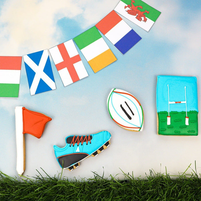 Rugby Letterbox Biscuits - Patisserie Valerie