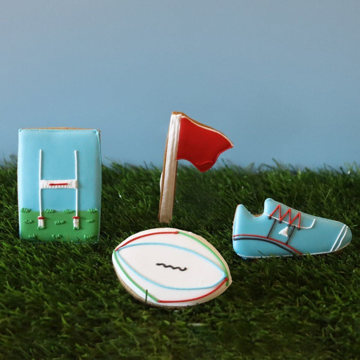 Rugby Letterbox Biscuits - Patisserie Valerie