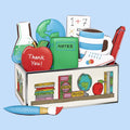 Biscuiteers Thank You Teacher Biscuit Tin - Patisserie Valerie