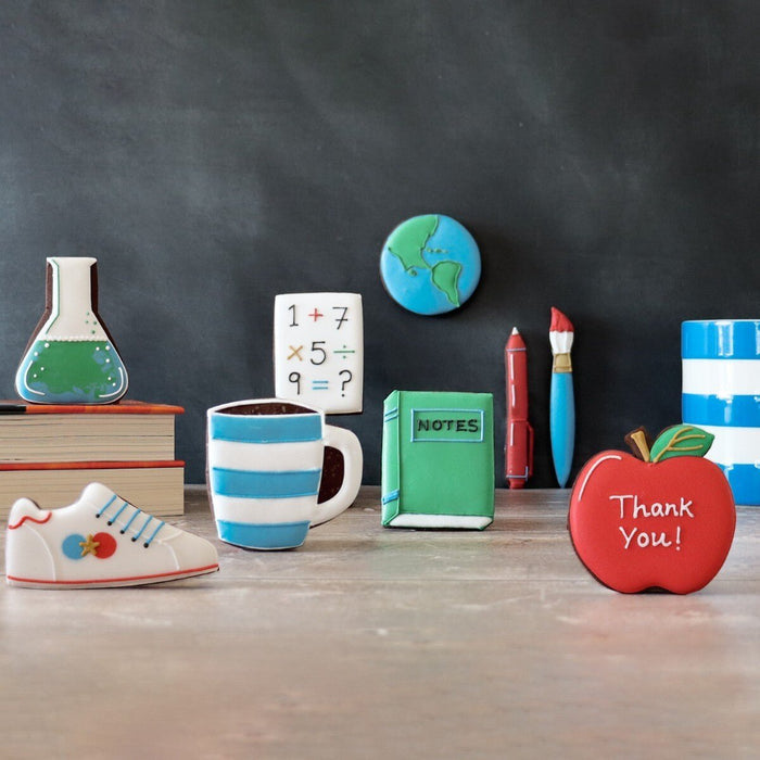 Biscuiteers Thank You Teacher Biscuit Tin - Patisserie Valerie