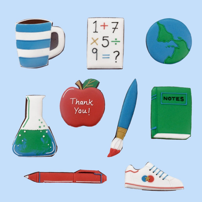 Biscuiteers Thank You Teacher Biscuit Tin - Patisserie Valerie