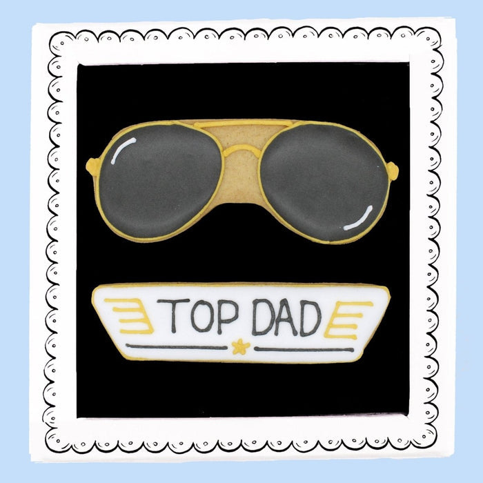 Top Dad Letterbox Biscuit - Patisserie Valerie