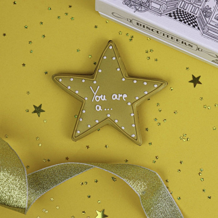 Biscuiteers You Are A Star Letterbox Biscuit - Patisserie Valerie
