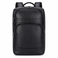 Black Leather Backpack