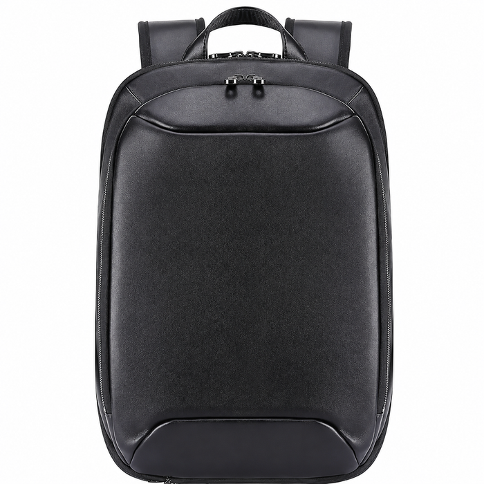 Black Leather Backpack