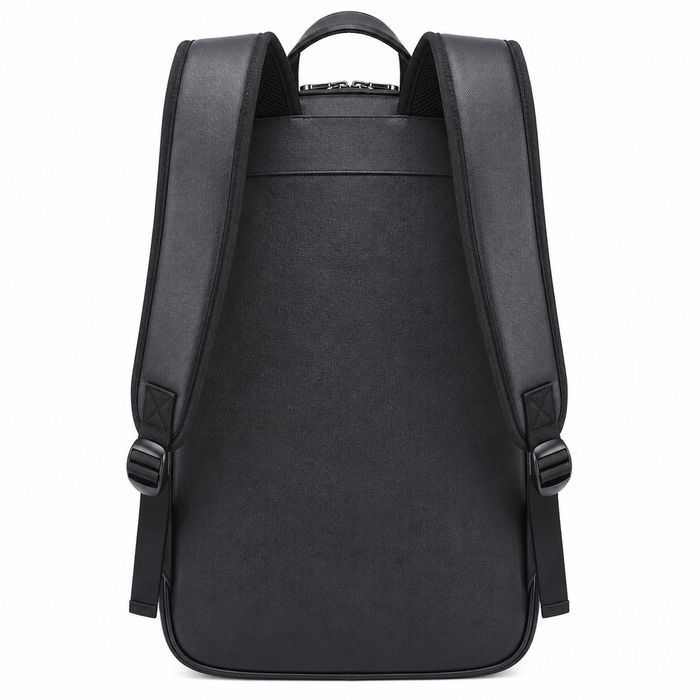 Black Leather Backpack