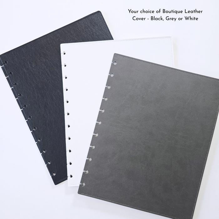 Boutique Leather Discbound Planner Bundle