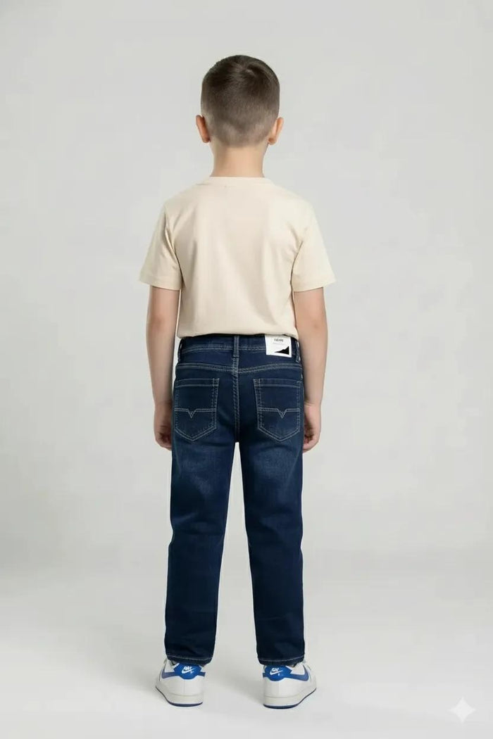 Boy Blue Solid Jeans
