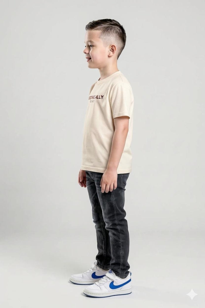 Boy Carbon Solid Jeans